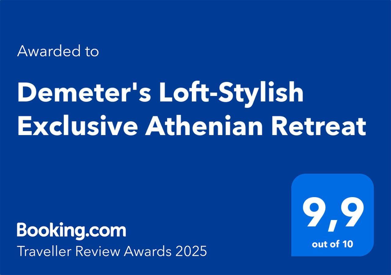 Apartmán Demeter'S Loft-Stylish Exclusive Athenian Retreat Exteriér fotografie